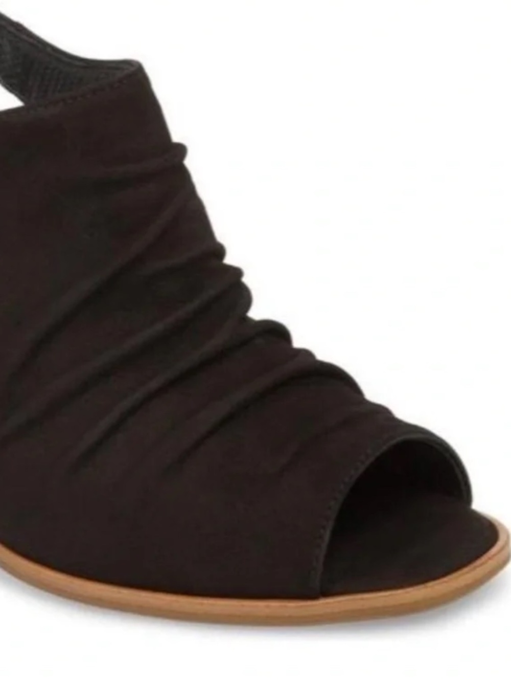 Paul Green Rival Sandal, black nubuck - size 5.5 - Picture 2 of 2